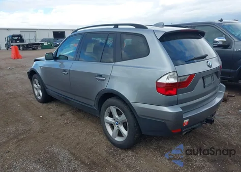 2008 BMW X3 3.0Si z USA, uszkodzony, nr VIN WBXPC93448WJ11350